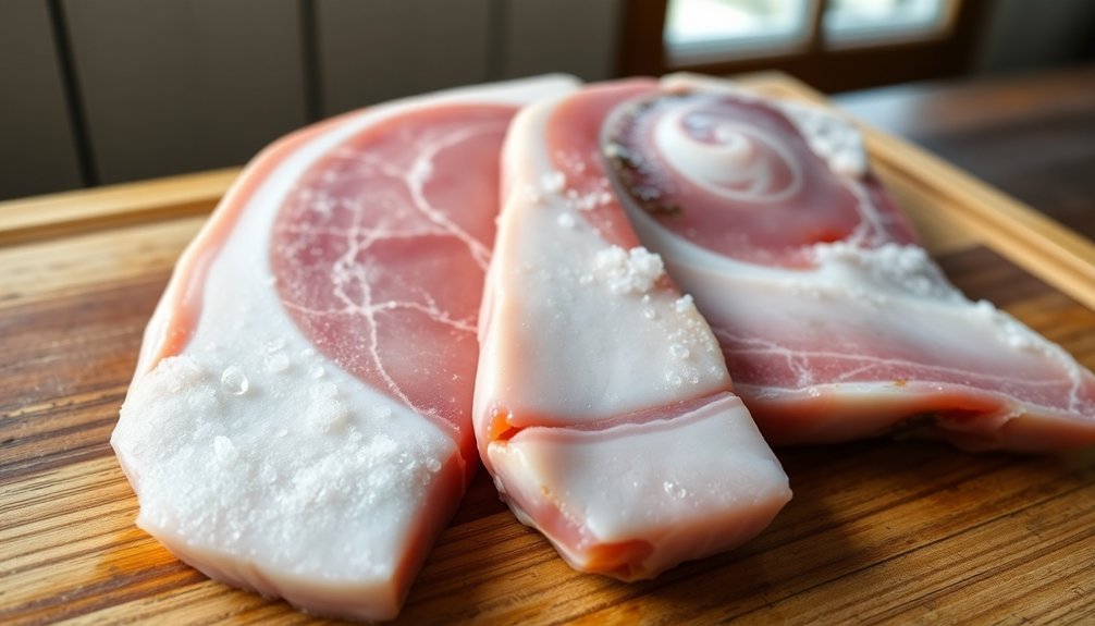 identifying spoiled salt pork