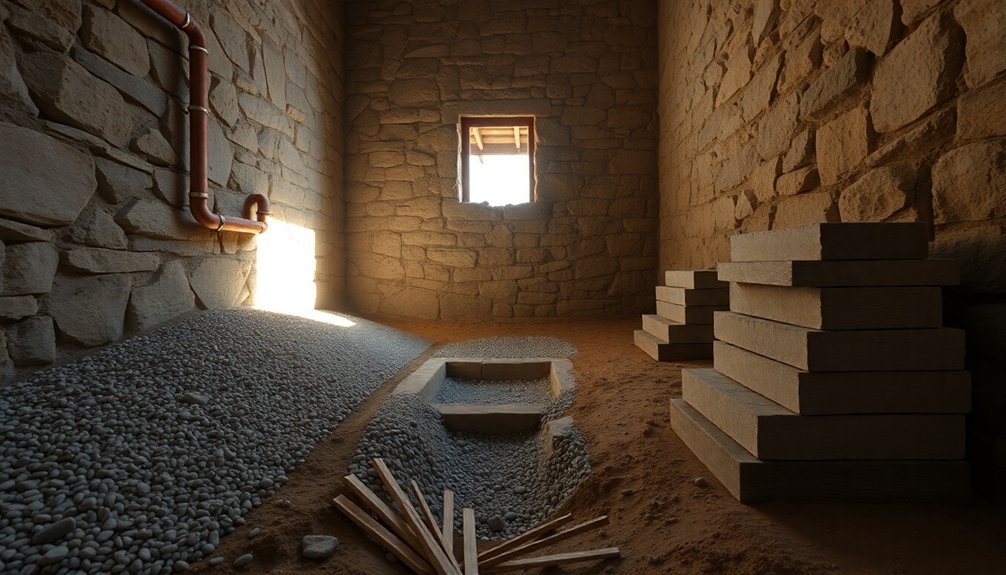 interior drainage system design