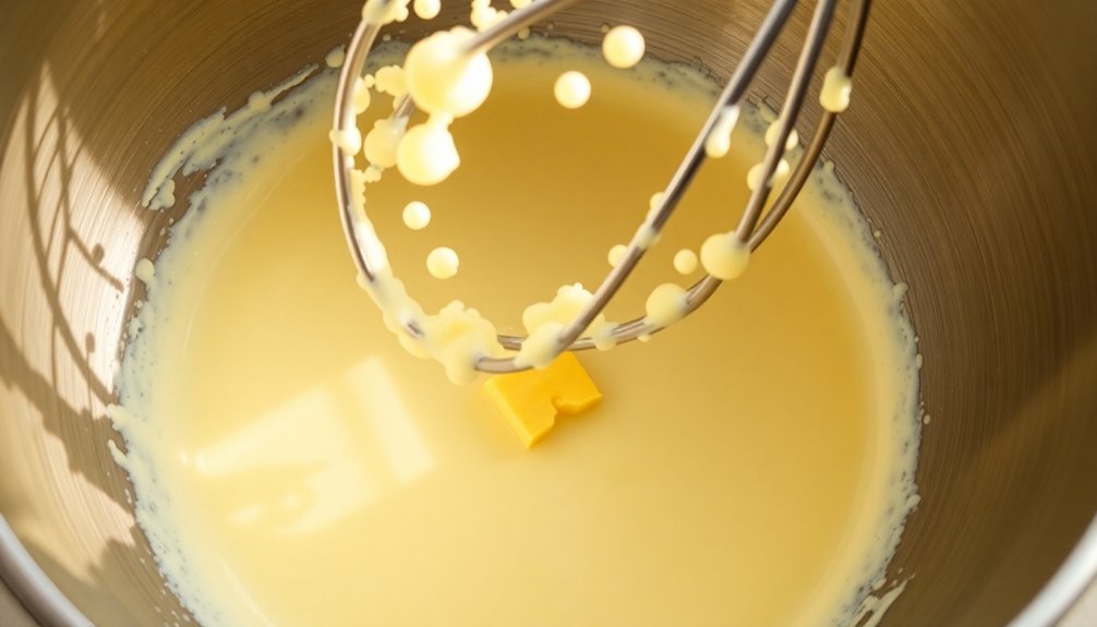 mixing butter with precision
