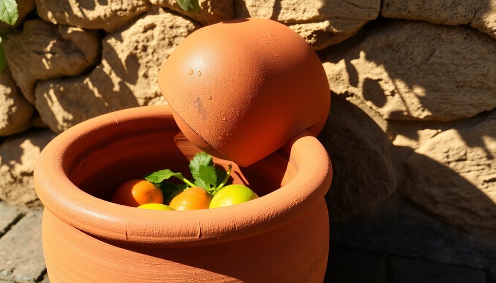 natural cooling clay pots