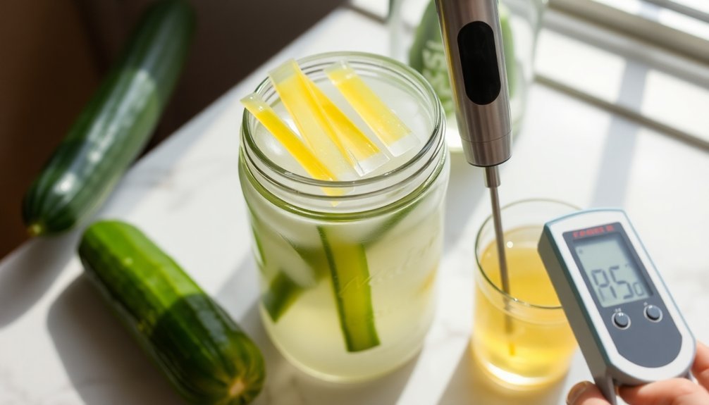 optimal acidity for pickles
