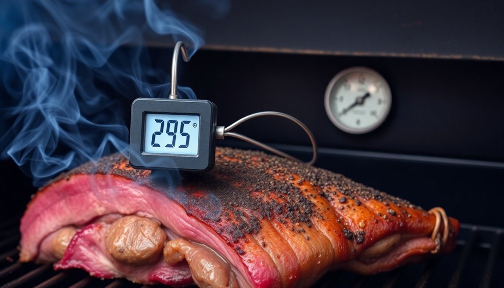 optimal smoking temperature controls