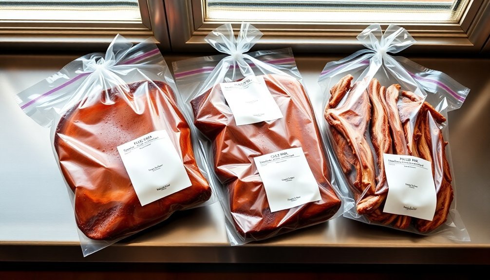 organize with clear labels
