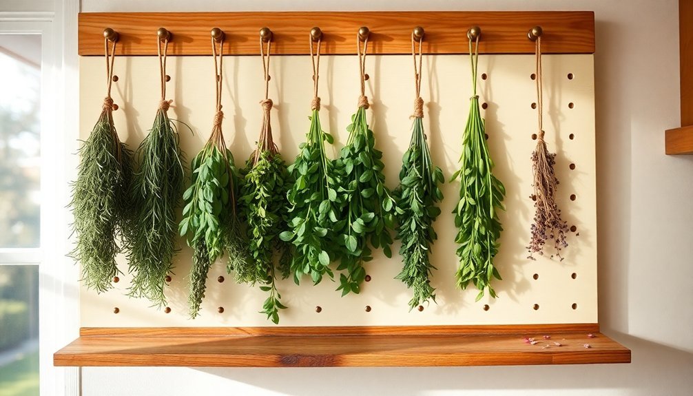 pegboard wall organization system