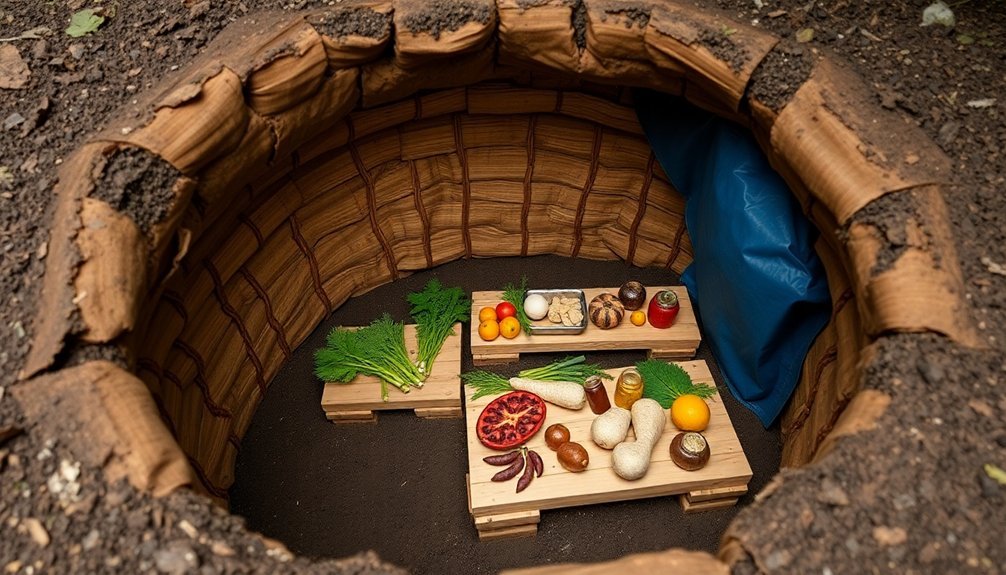 pit design for storage