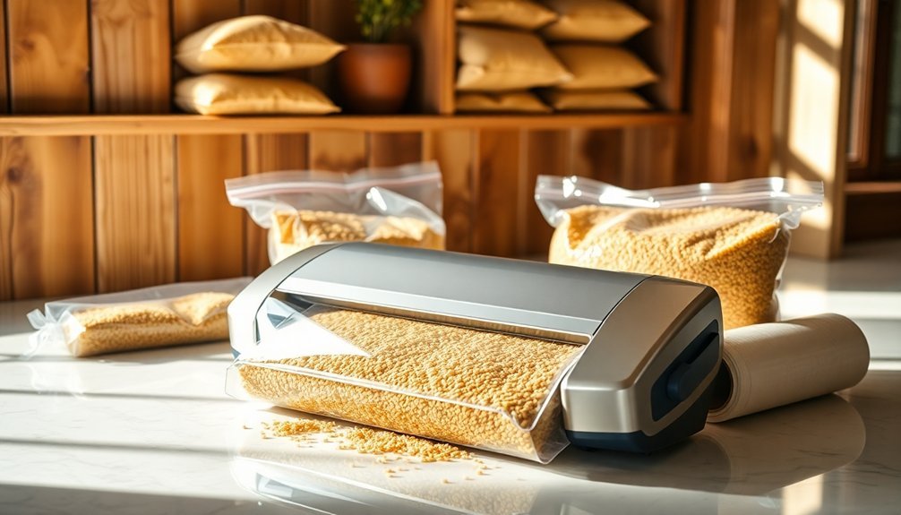 preserve freshness with vacuum sealing