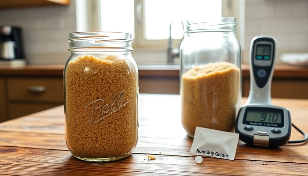 preserve rice bran freshness