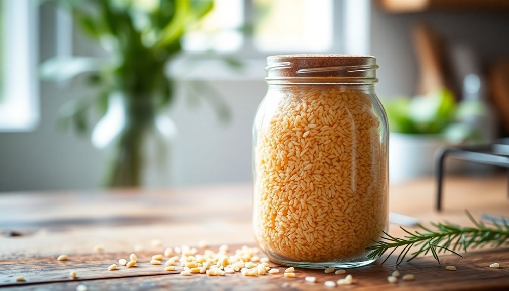 preserve rice bran freshness