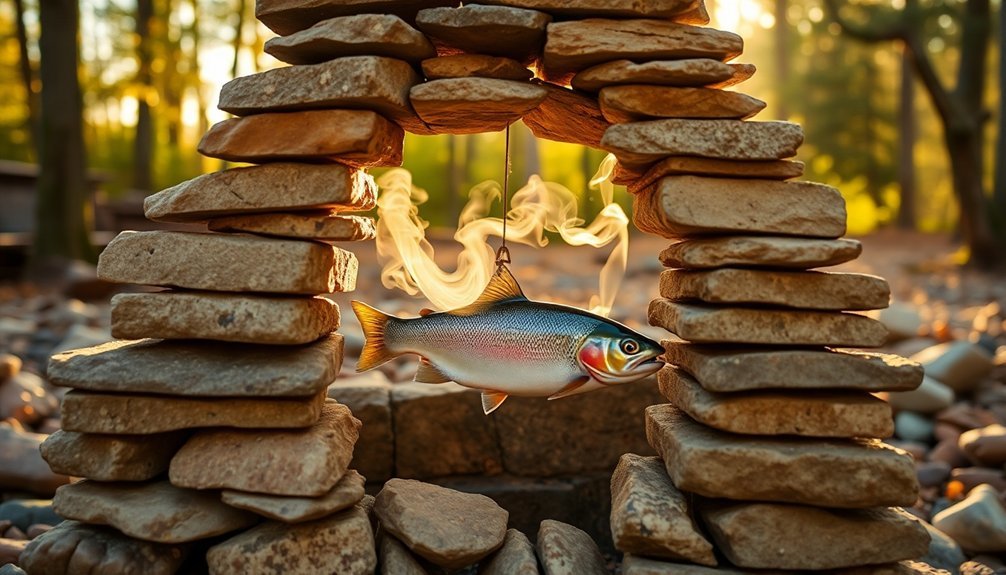 rock cairn smoking method
