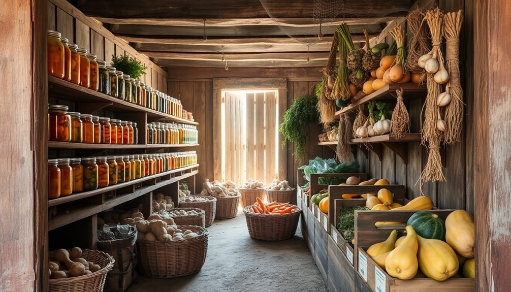 root cellar food storage