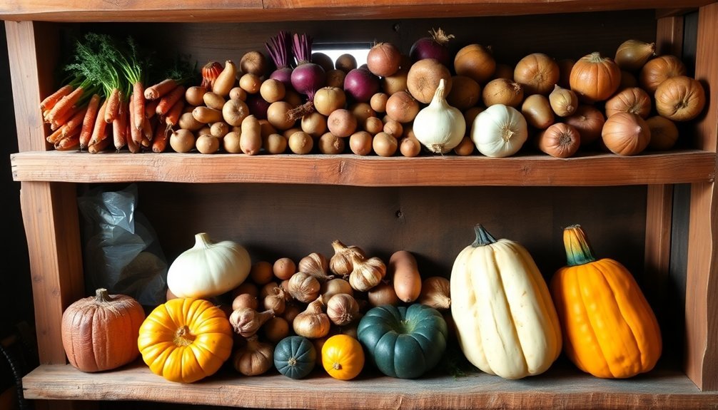 root vegetables storage time