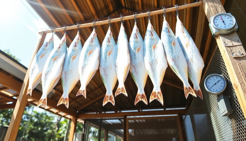 safe air drying fish techniques
