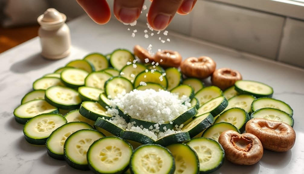 salt applied directly