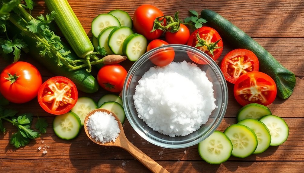 salt concentration recommendations provided