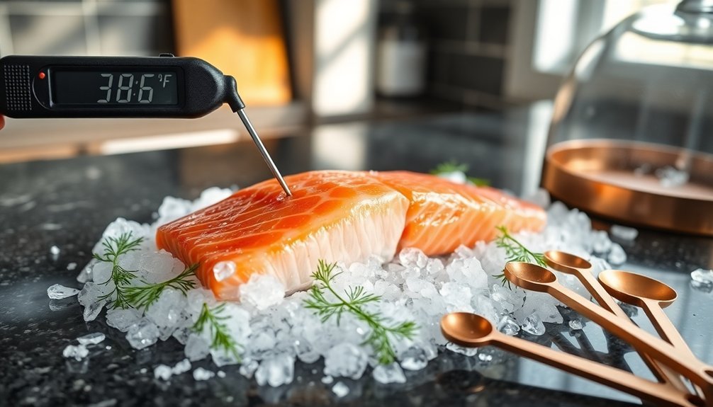 salt curing fish temperature management