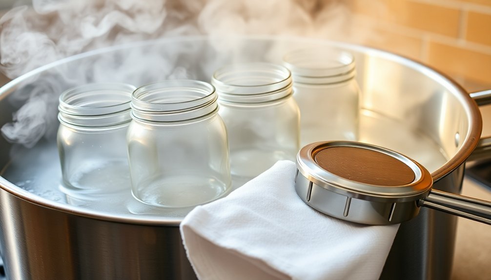 sanitize canning tools thoroughly