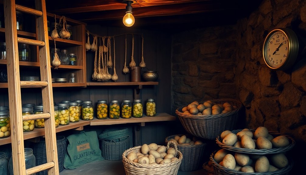 seasonal root cellar maintenance