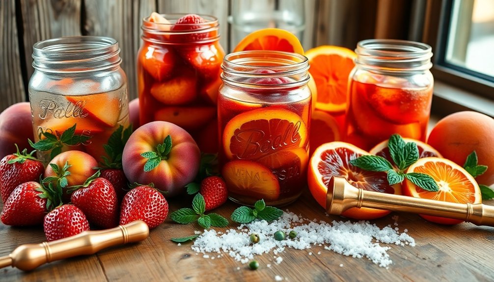select seasonal fresh fruits