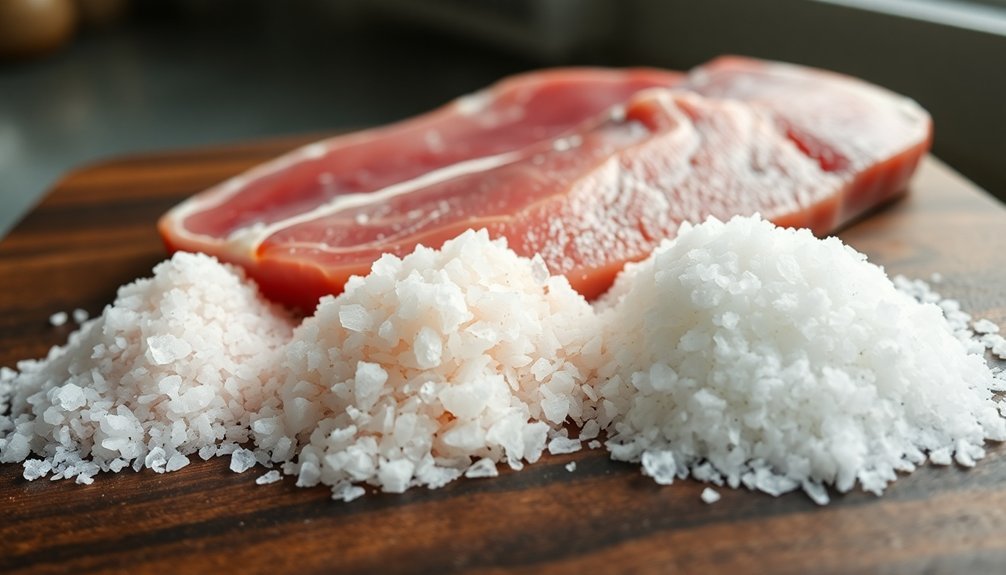 selecting appropriate salt type