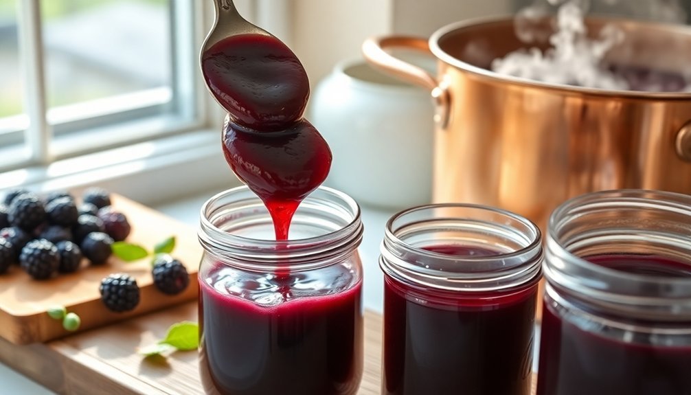 small batch blackberry jam tips