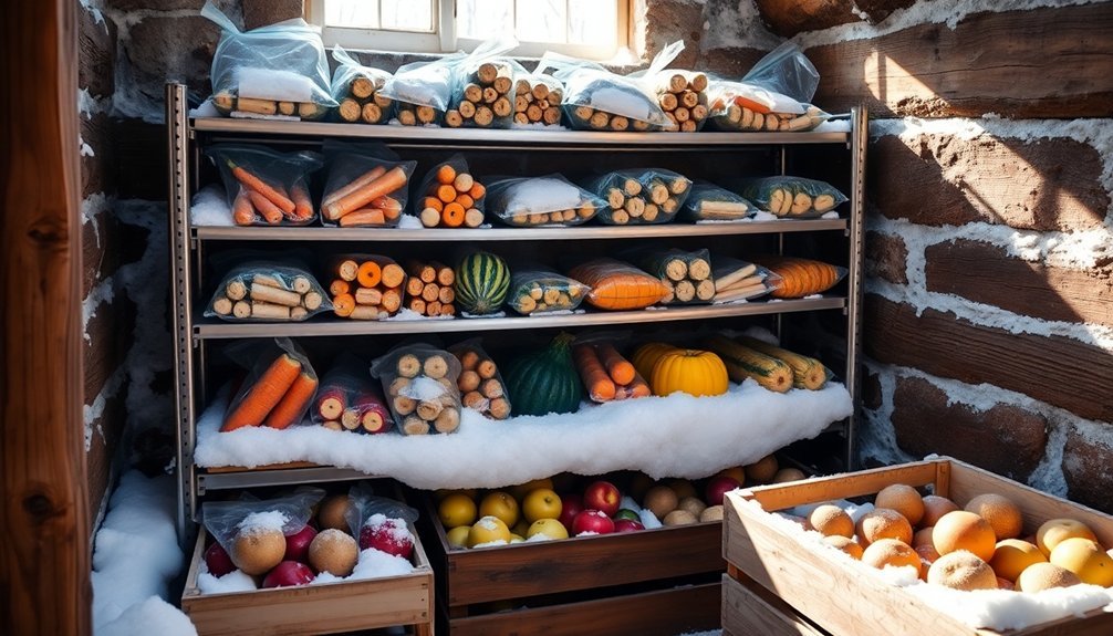 snow storage food preservation