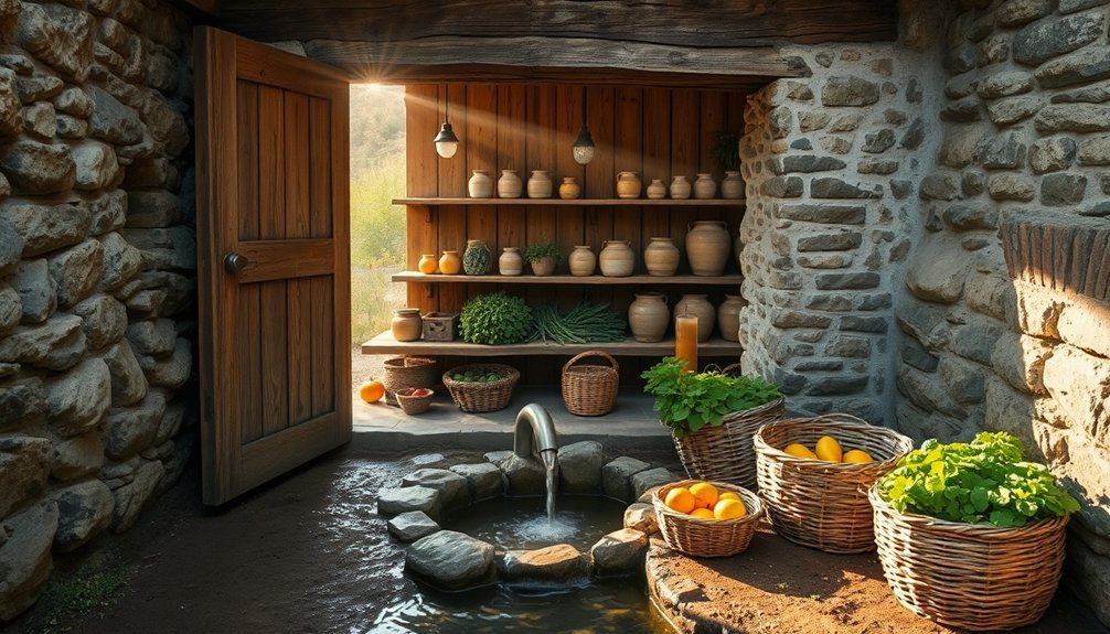 spring house produce storage