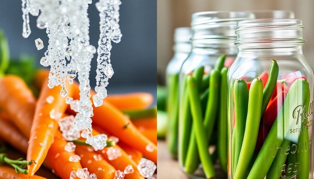 sugar enhances vegetable preservation