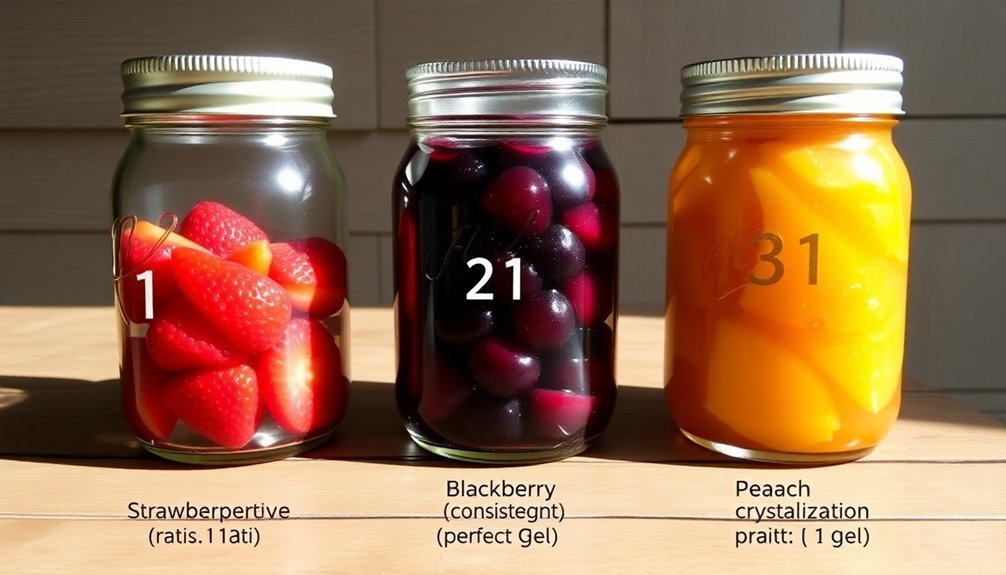 sugar ratios for preserves