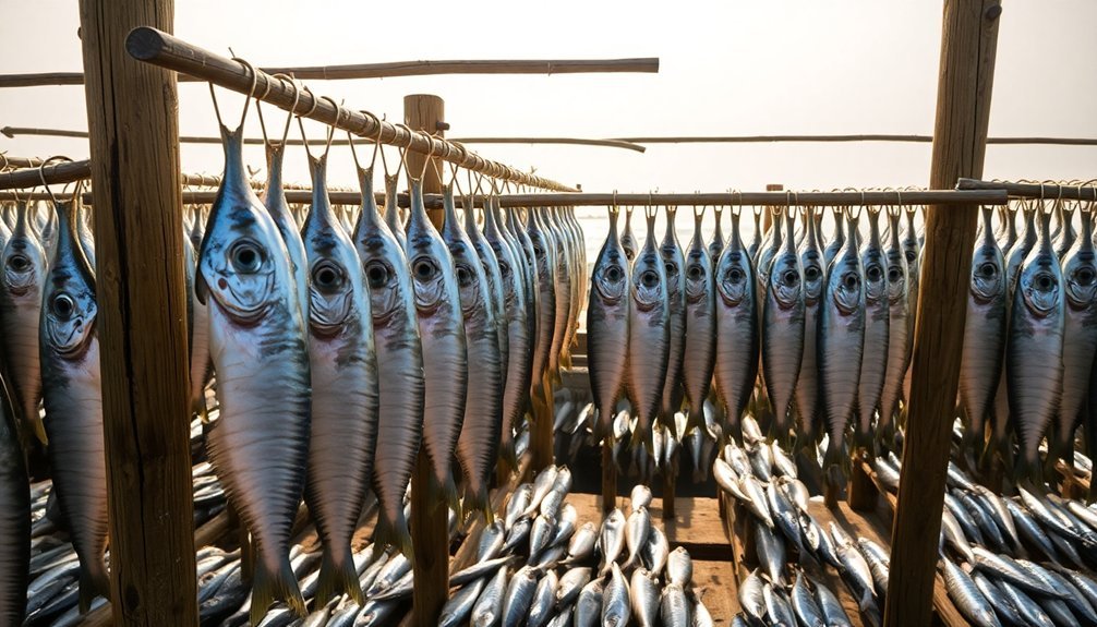 sun drying preserves japanese fish
