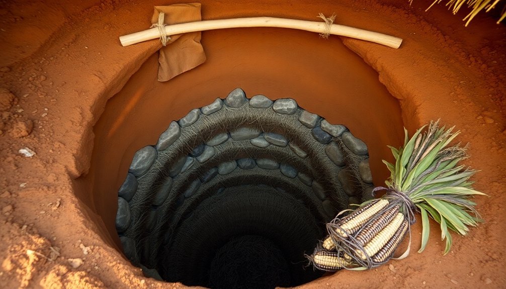 Build a Traditional Earth Pit Food Storage System