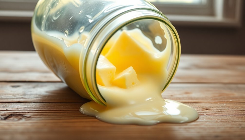 transforming cream into butter