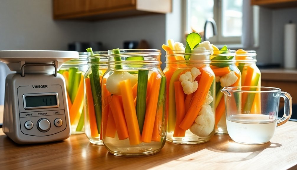 vinegar food ratio guidelines