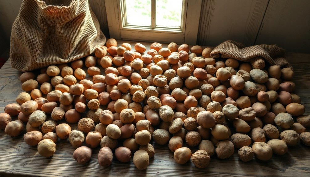 winter potato storage techniques