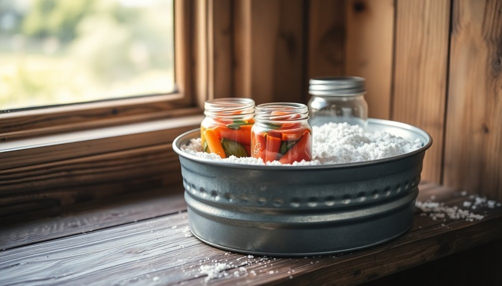 wood ash food preservation containers