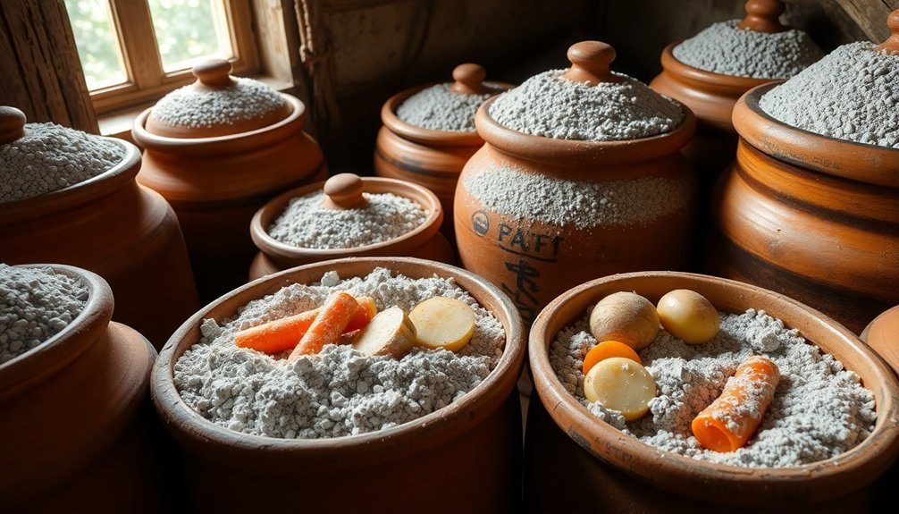 wood ash storage techniques