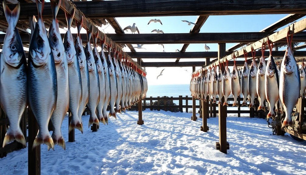 wooden rack drying method