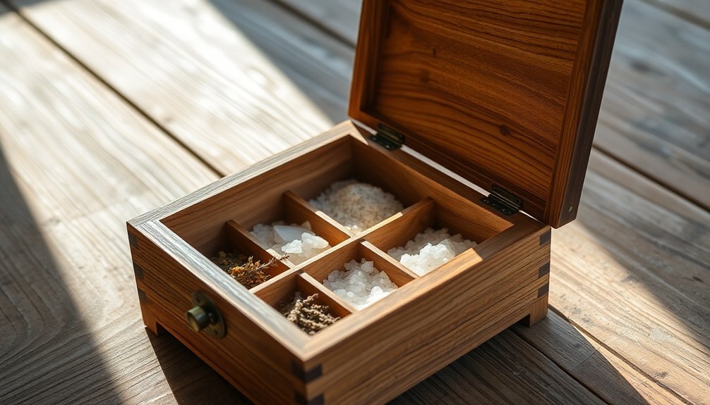 wooden salt box advantages