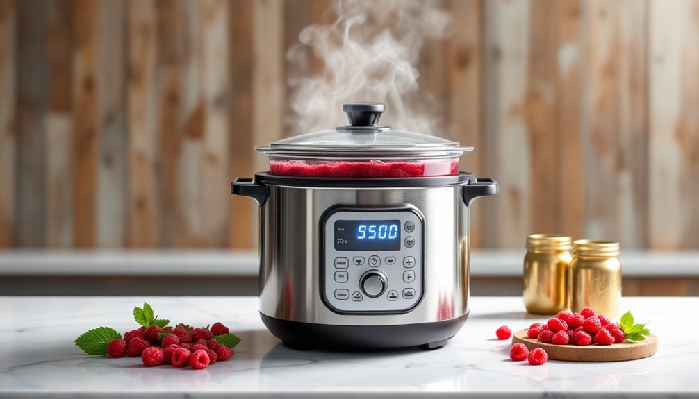 automatic stirring jam pots