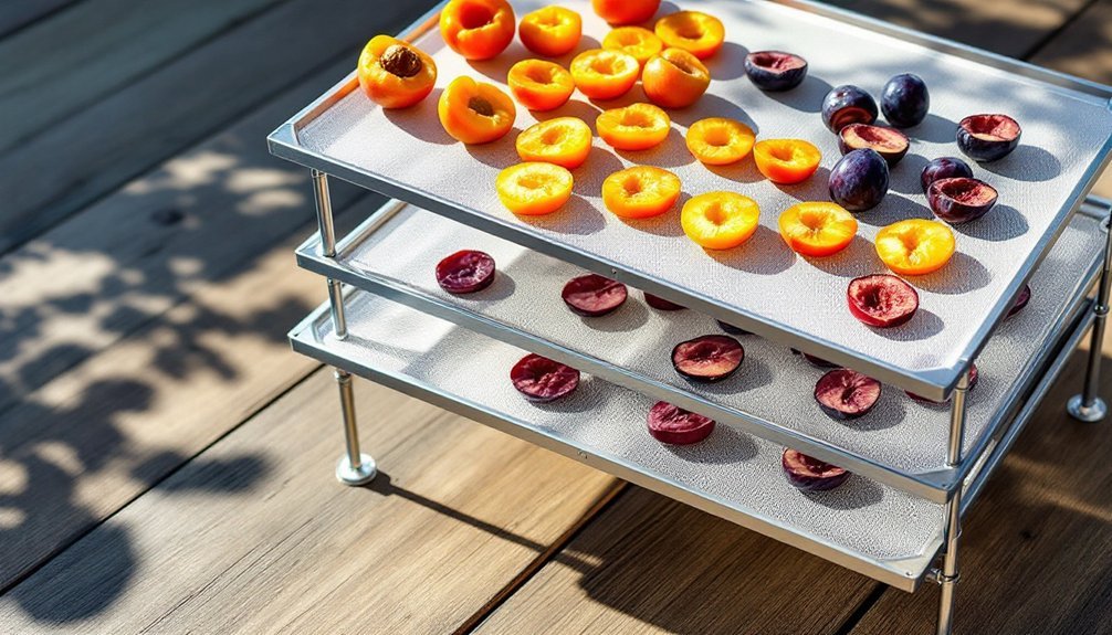 effective fruit sun drying screens