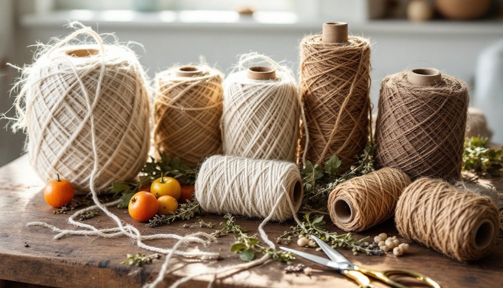 natural twines for drying