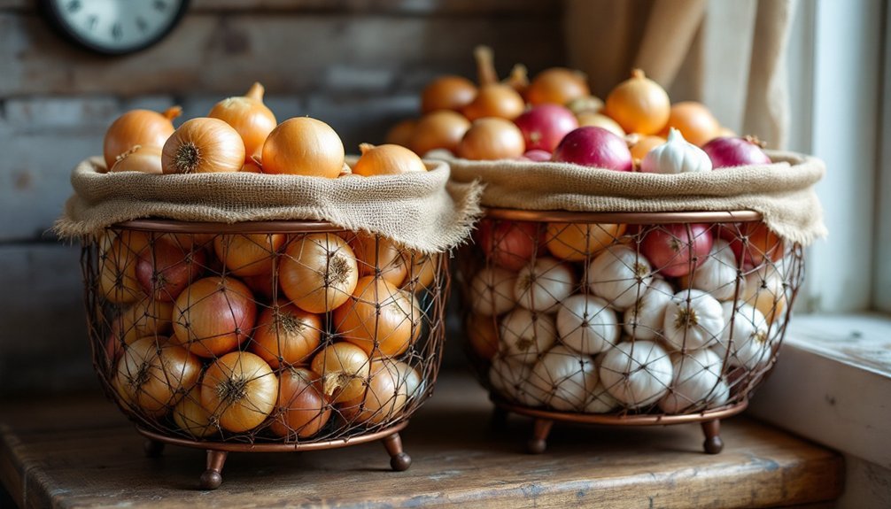 7 Best Onion and Garlic Storage Baskets That Keep Your Harvest Fresh Longer