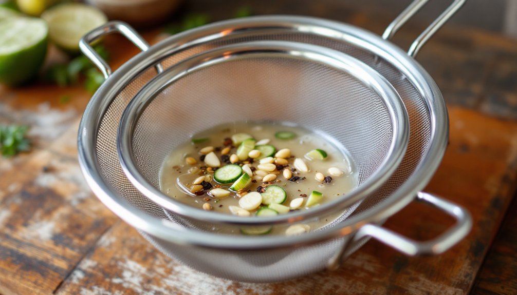 top stainless steel strainers