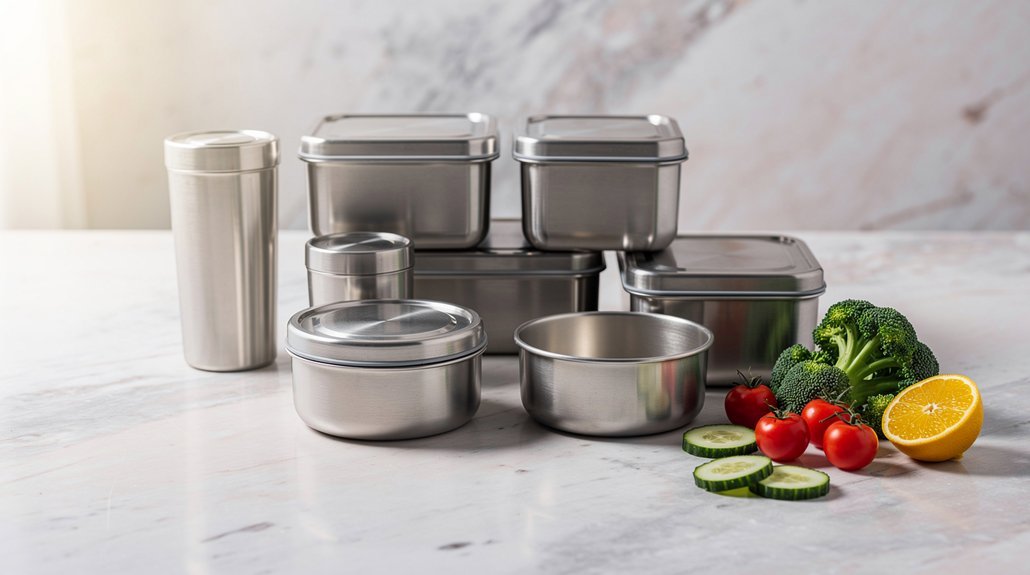 ten stainless steel containers zero waste 2026